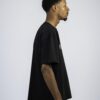mkhalef fire tshirt - black