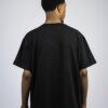 mkhalef fire tshirt - black
