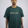 mkhalef fire tshirt - green