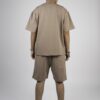 mkhalef basic set - brown (puff print)
