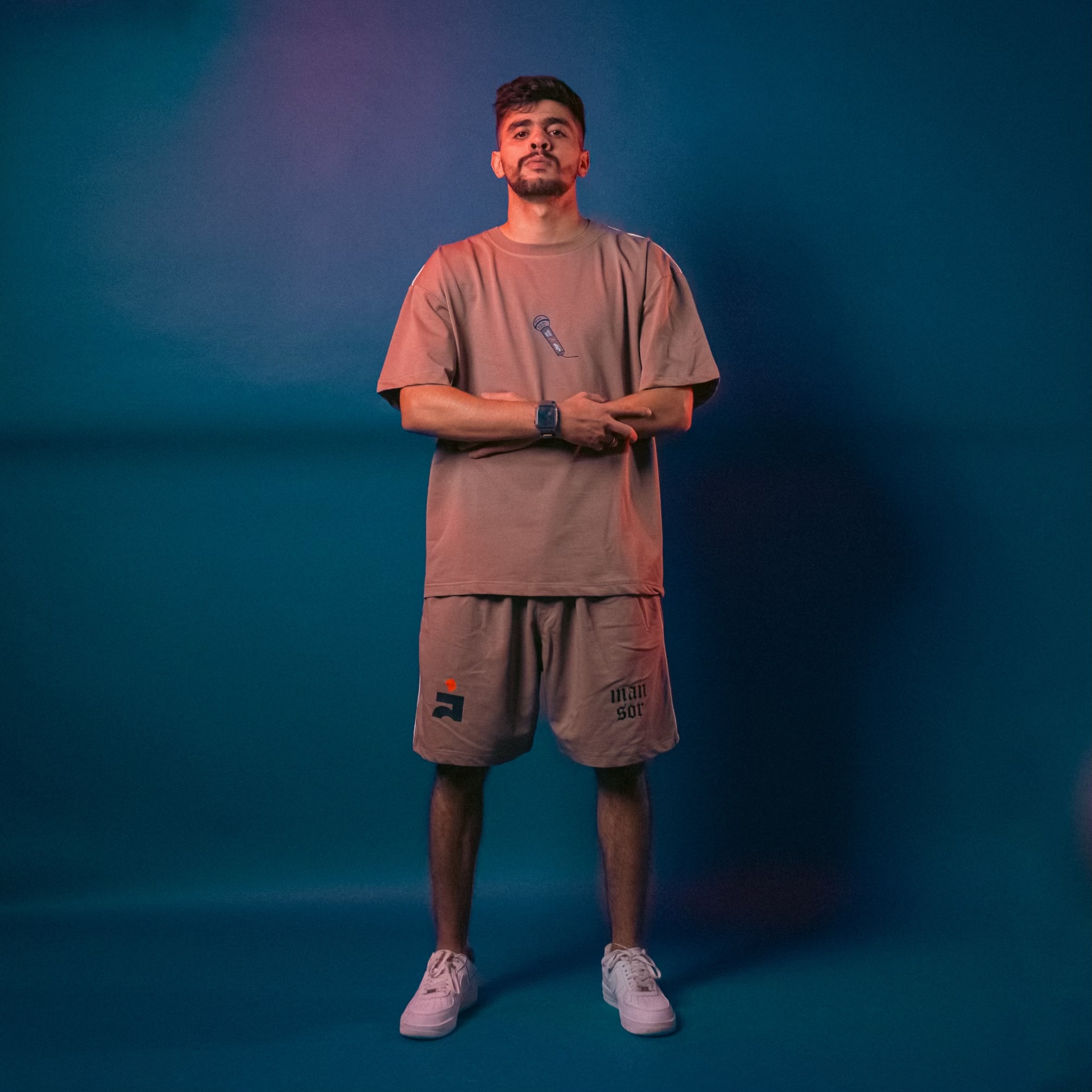Mkhalef x mansor – brown set